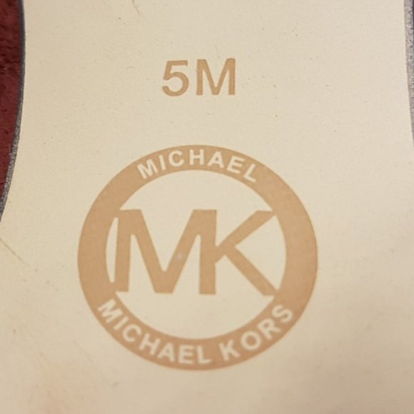 MICHAEL Michael Kors 'Gloria' Square Toe Pump Brick Color Suede Womens Size 5 - Picture 7 of 7